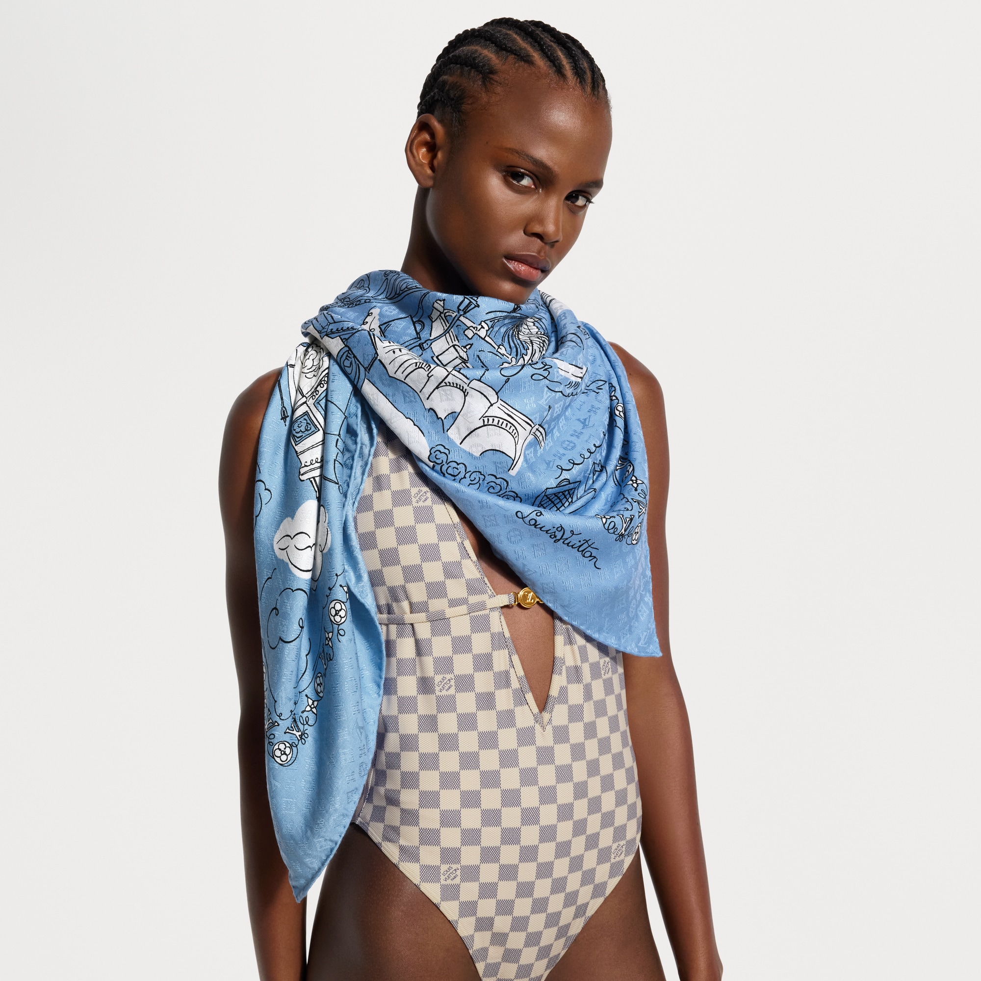 LV Sweet Escape Shawl S00 - Women - Accessories | LOUIS VUITTON ®
